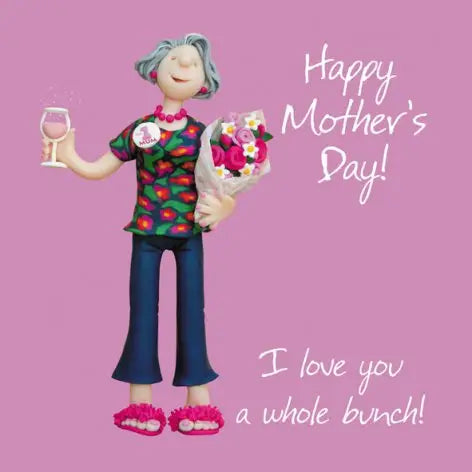 I Love You A Whole Bunch! Happy Mother's Day Card - Holy Mackerel