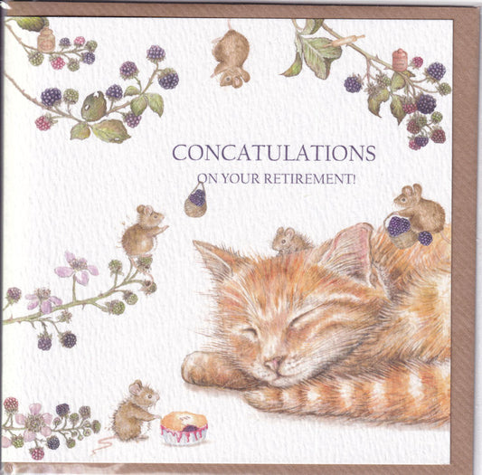 Concatulations On Your Retirement! Card - West Country Designs