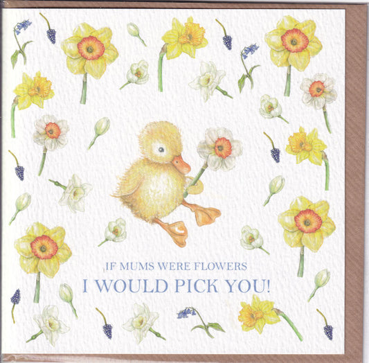 I Would Pick You! Mother's Day Card - West Country Designs