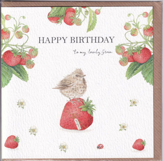 To My Lovely Gran Happy Birthday Card - West Country Designs