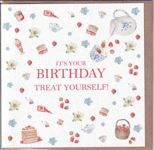Treat Yourself! It's Your Birthday Card - West Country Designs