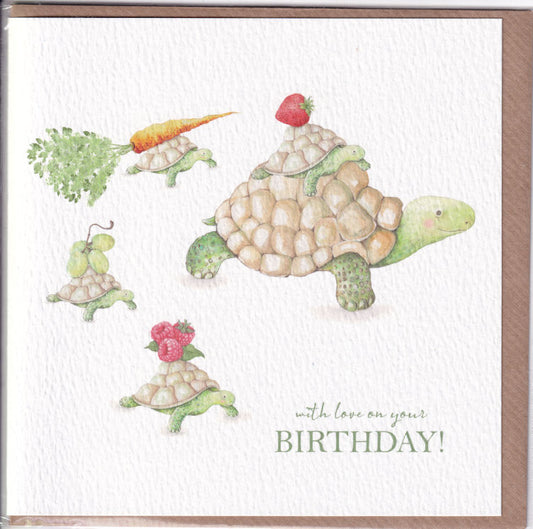 Tortoises With Love On Your Birthday! Card - West Country Designs