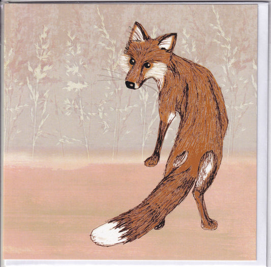 Fox Greeting Card - Joanne Wishart