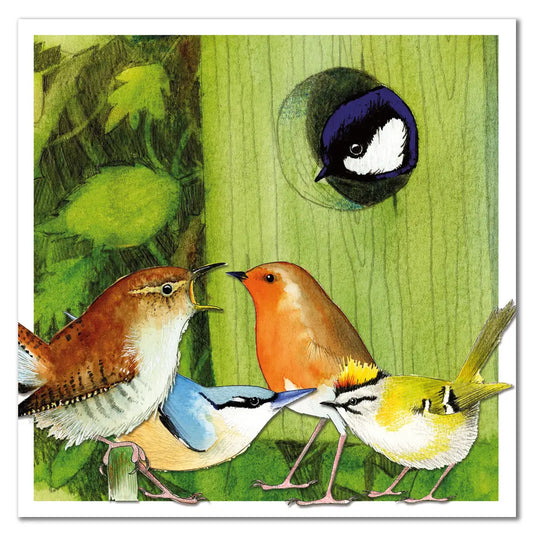 Birdbox Greeting Card - Eric Heyman For Emma Ball
