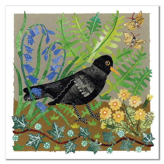 Blackbird Greeting Card - Susie Lacome For Emma Ball